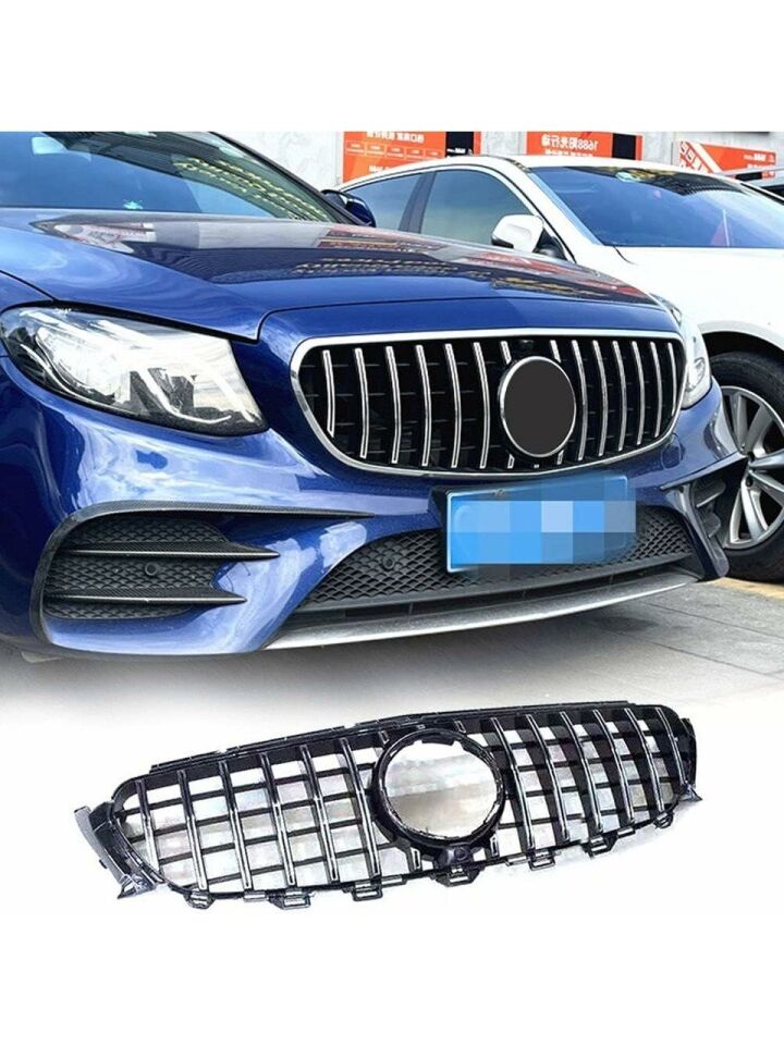 Mercedes E-Class W213 E63 Ön Panjur Siyah Krom GTR Model 2016-2020 Arası Uyumlu