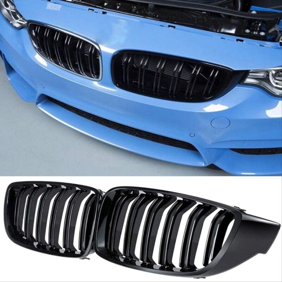 Bm w 4 Serisi F32 M4 Çift Çizgi Böbrek Piano Black Panjur 2014-2019 Arası