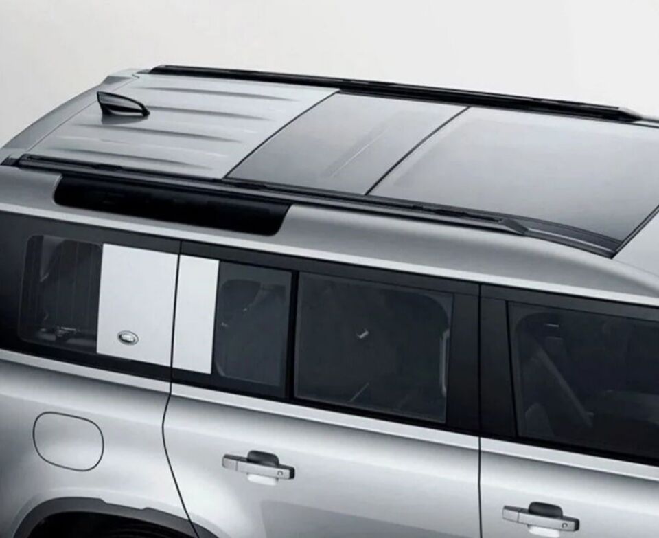 Land Rover Defender 110 tavan çıtası oem krom 2020+ sonrası uyumlu