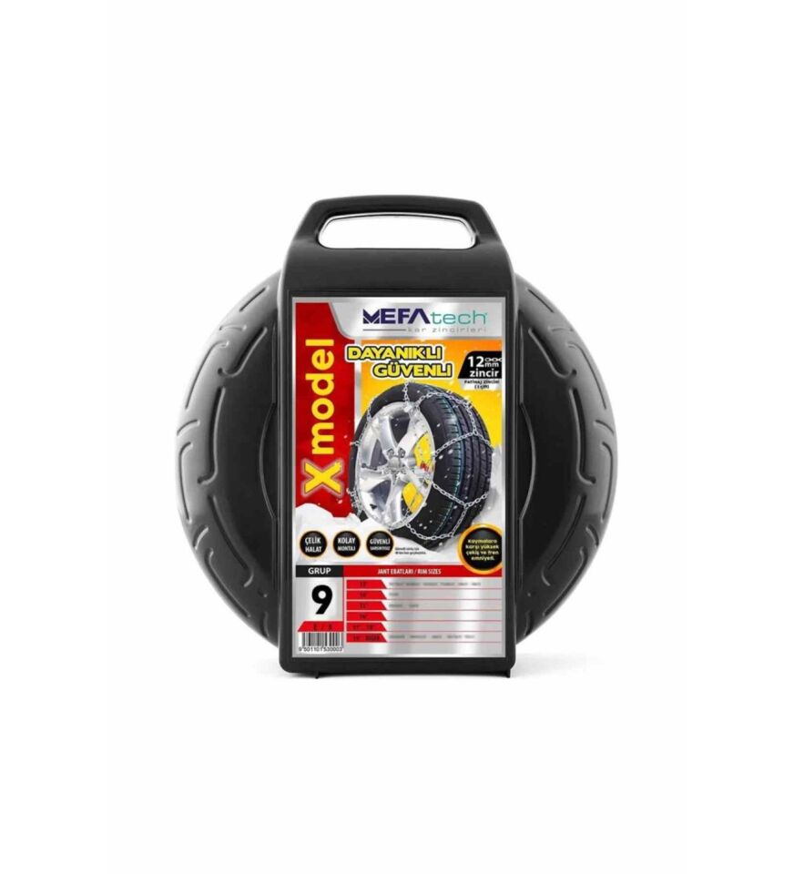 195/50x16 Ebatlarına Uyumlu Takmatik X tipi Kar Patinaj Zinciri Prozin