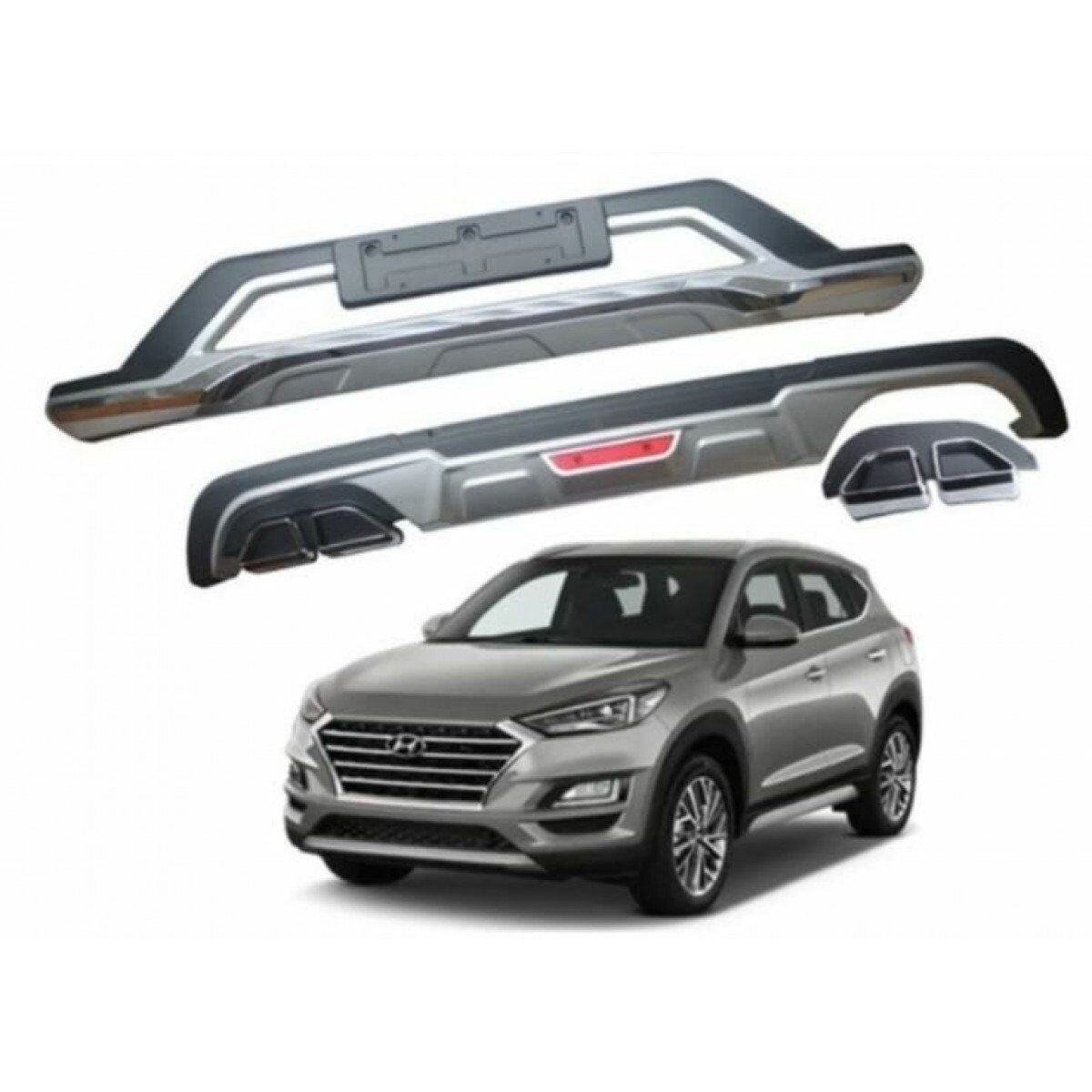 Dmb Hyundai tucson ön arka tampon koruması difüzör 2018-2021