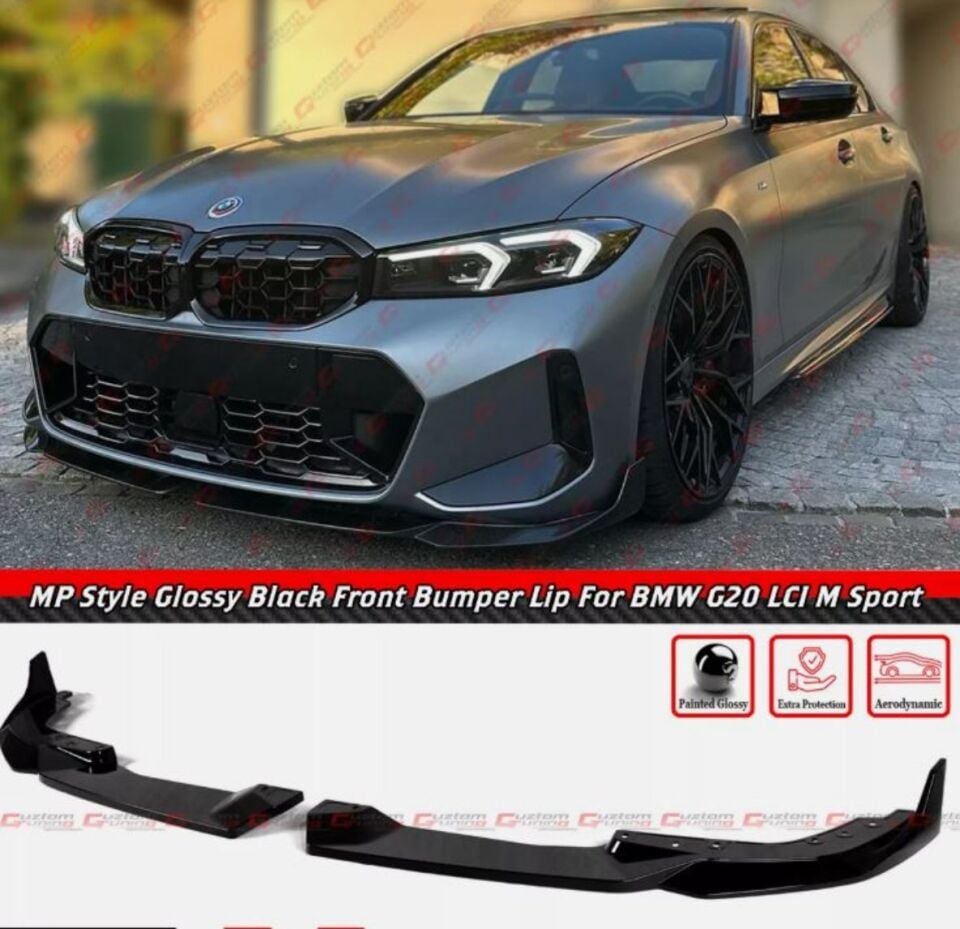 Bmw G20 Lci Tampon Altı Lip 2021+ sonrası uyumlu