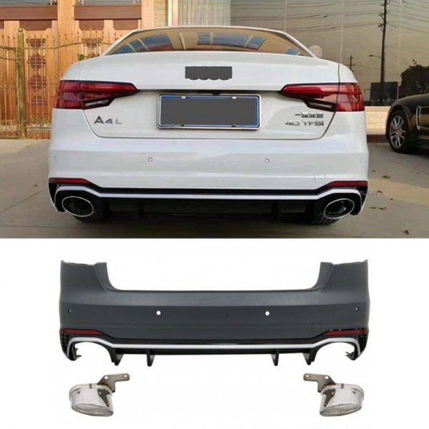 Audi A4 Rs4 Arka Tampon Komple Set 2017-2019 arası uyumlu