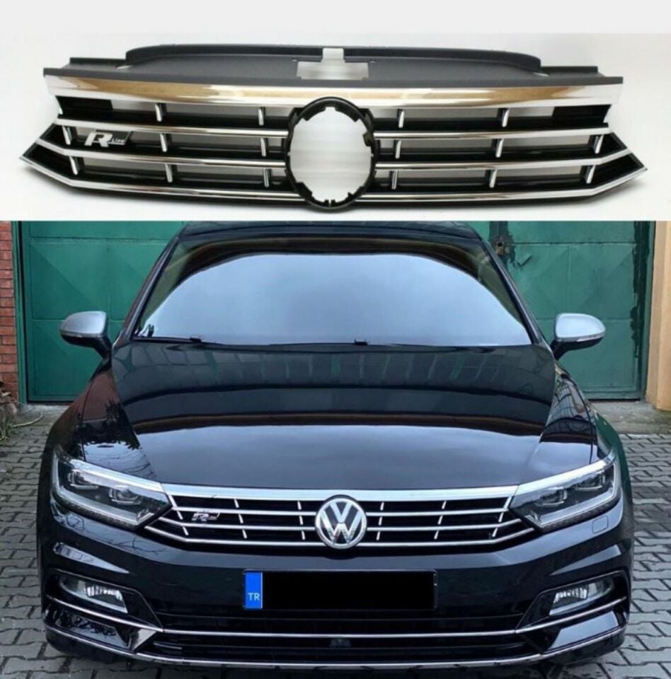Vw Passat B8 Rline Ön Panjur Izgara 2015-2018 arası uyumlu