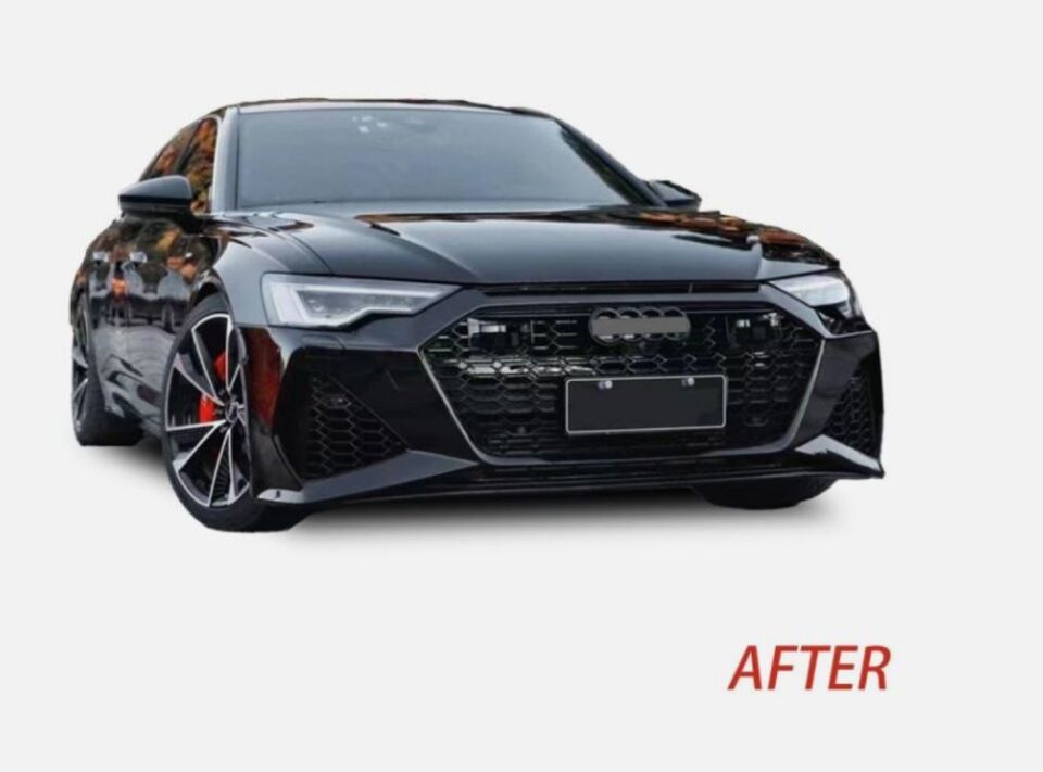 Audi A6 Rs6 Lci Ön Tampon Komple Set 2017-2019 arası uyumlu Panjursuz