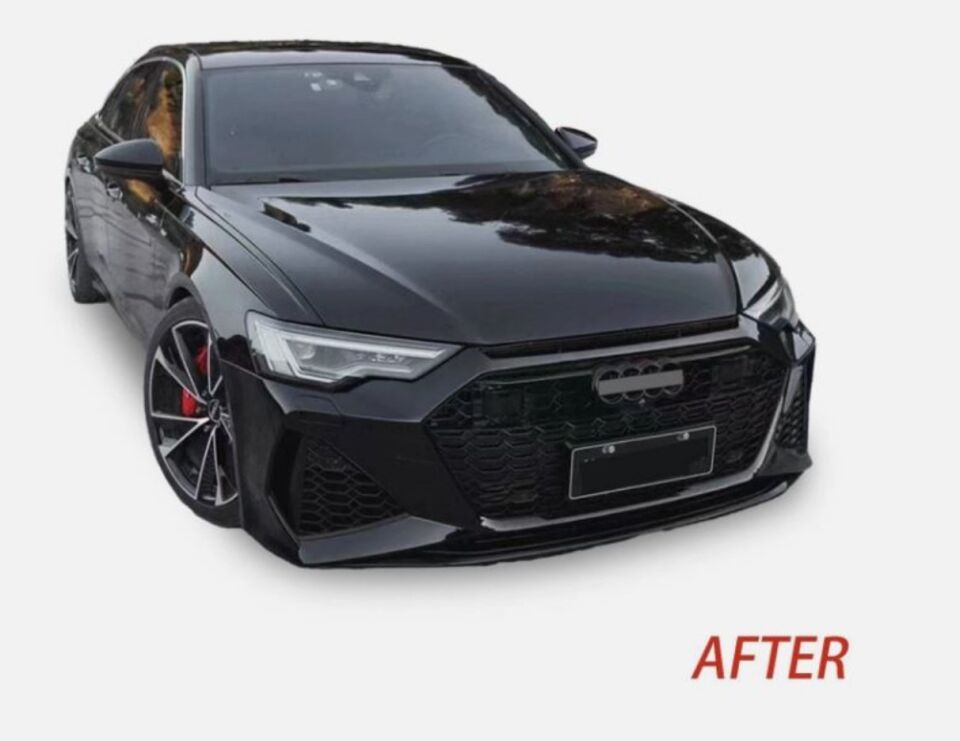 Audi A6 Rs6 Lci Ön Tampon Komple Set 2017-2019 arası uyumlu Panjursuz