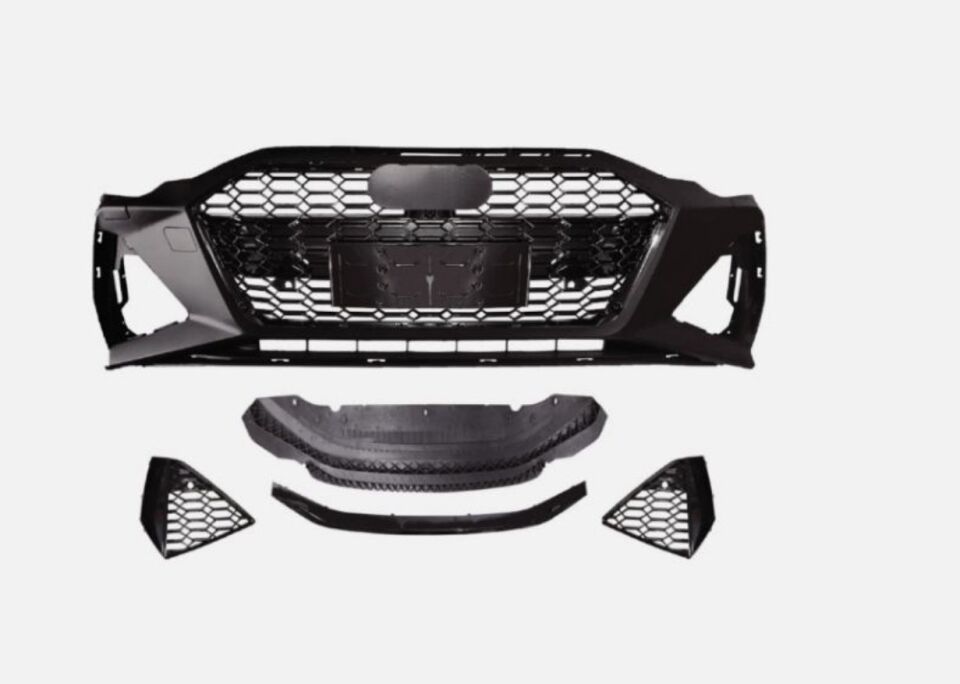 Audi A6 Rs6 Lci Ön Tampon Komple Set 2017-2019 arası uyumlu Panjurlu