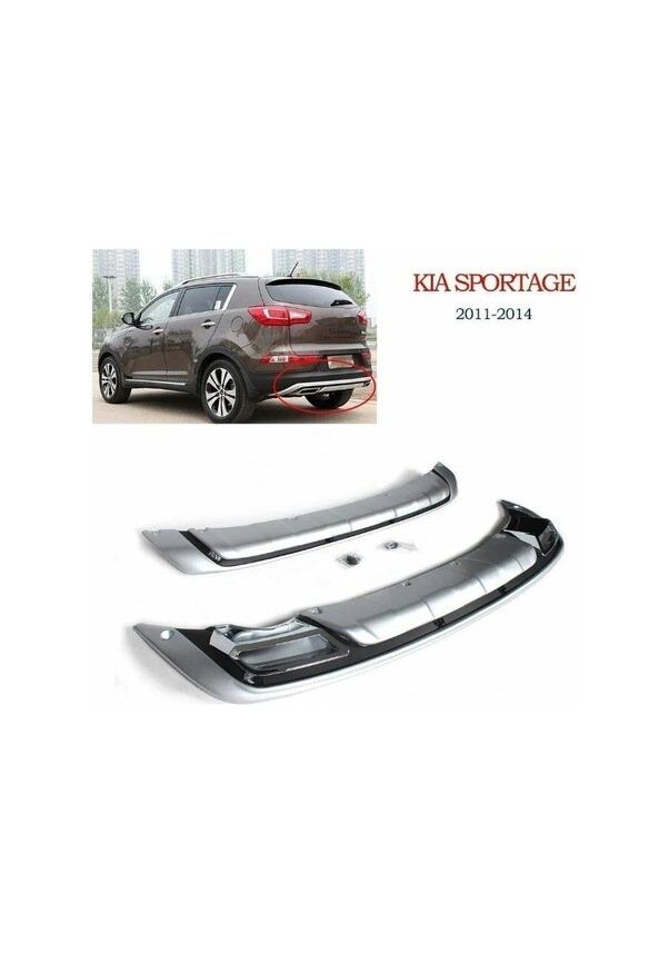 Kia Sportage Ön Ve Arka Koruma Difüzör 2011-2015 Çift Çıkış Egzoz