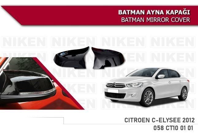 Citroen C-ellysee Yarasa Ayna Kapağı 2012 sonrası modeller Niken