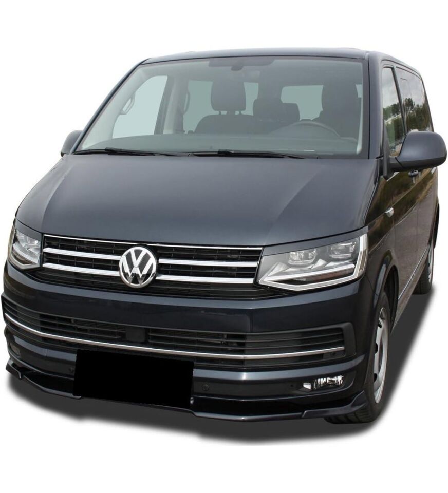Vw T6 uyumlu ön tampon altı lip 3 parça pianoblack 2016+