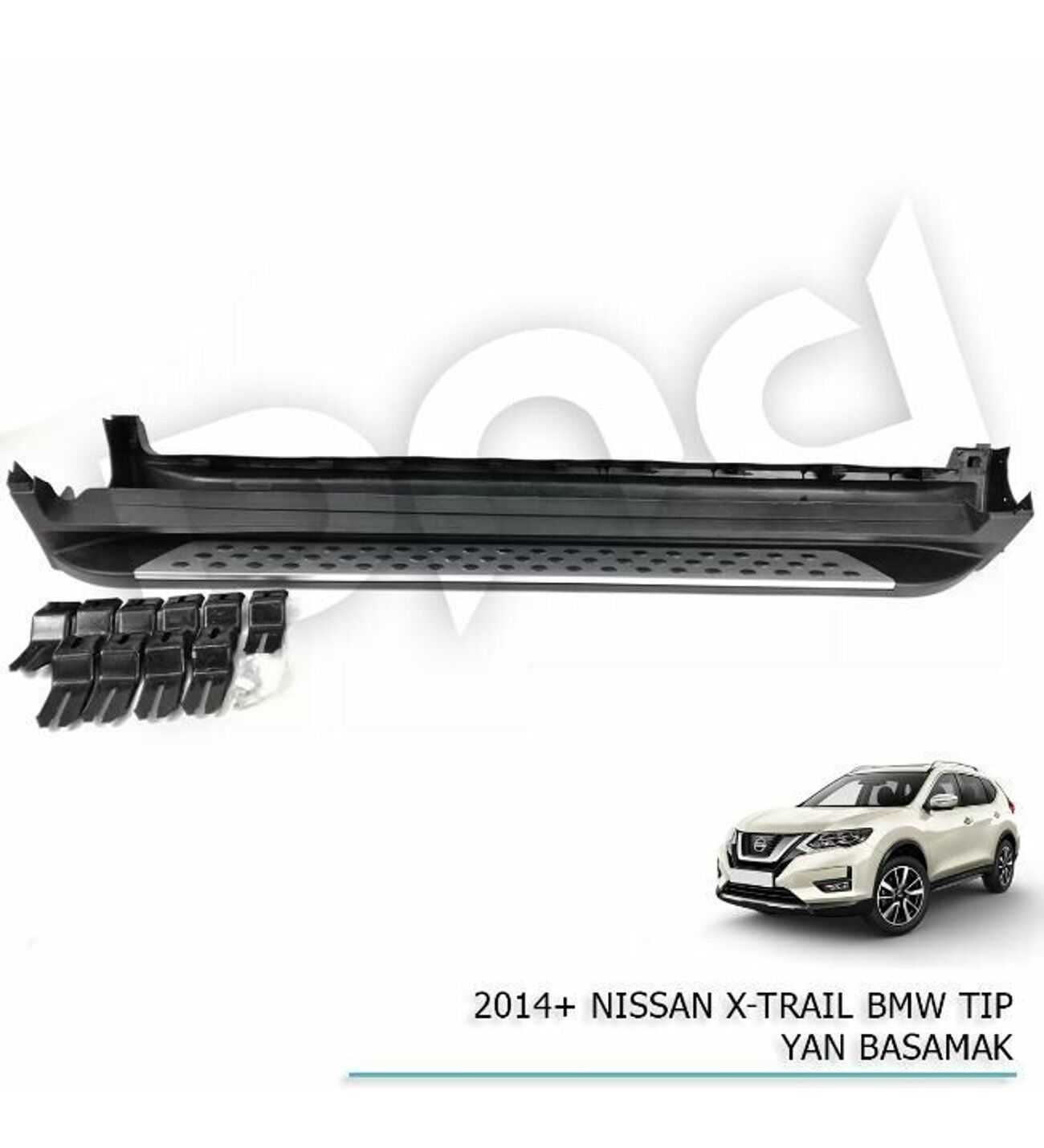 Nissan Xtrail yan basamak koruma 2014-2020 noktalı tip