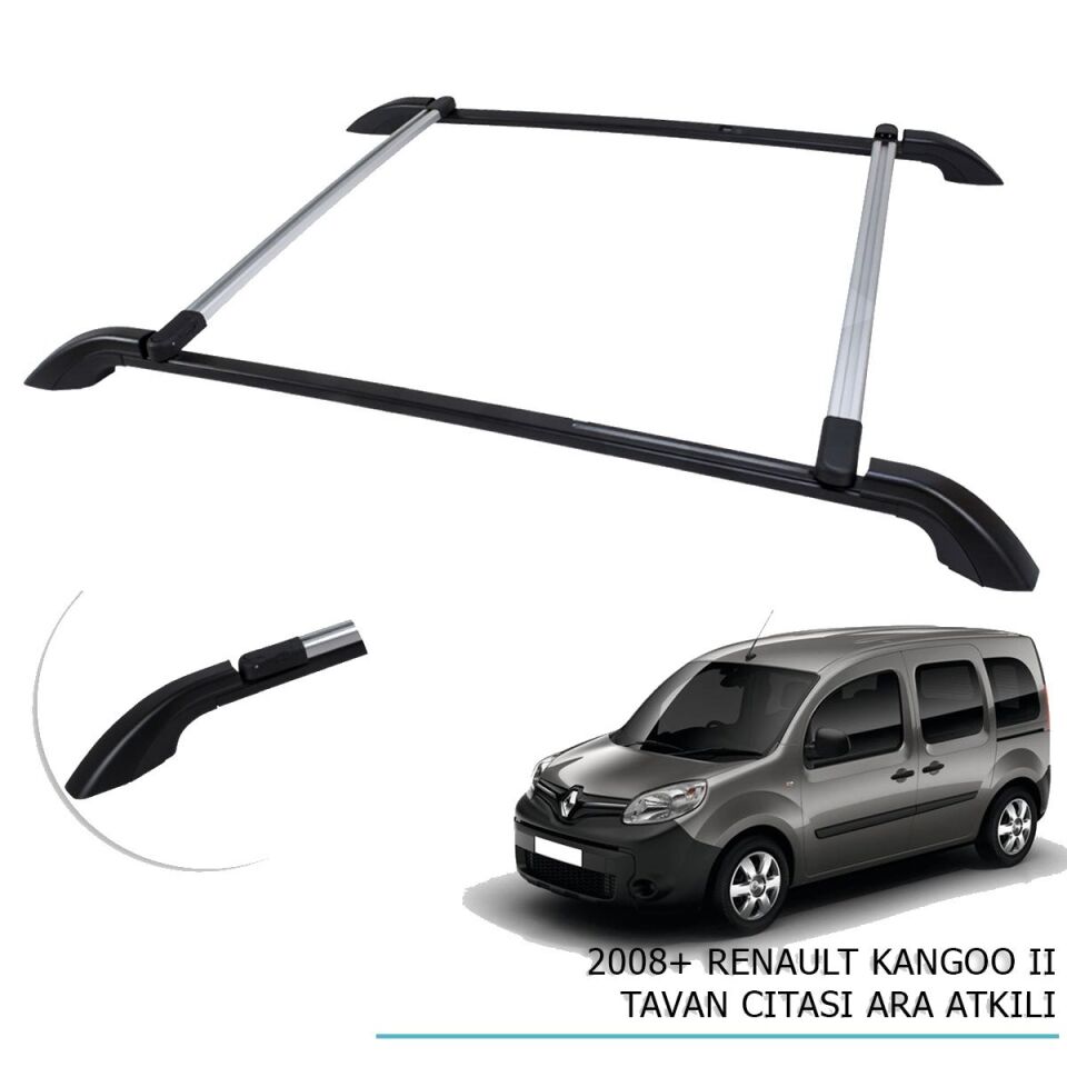 Renault Kangoo II Tavan Çıtası Ara Atkılı 2008+ uyumlu
