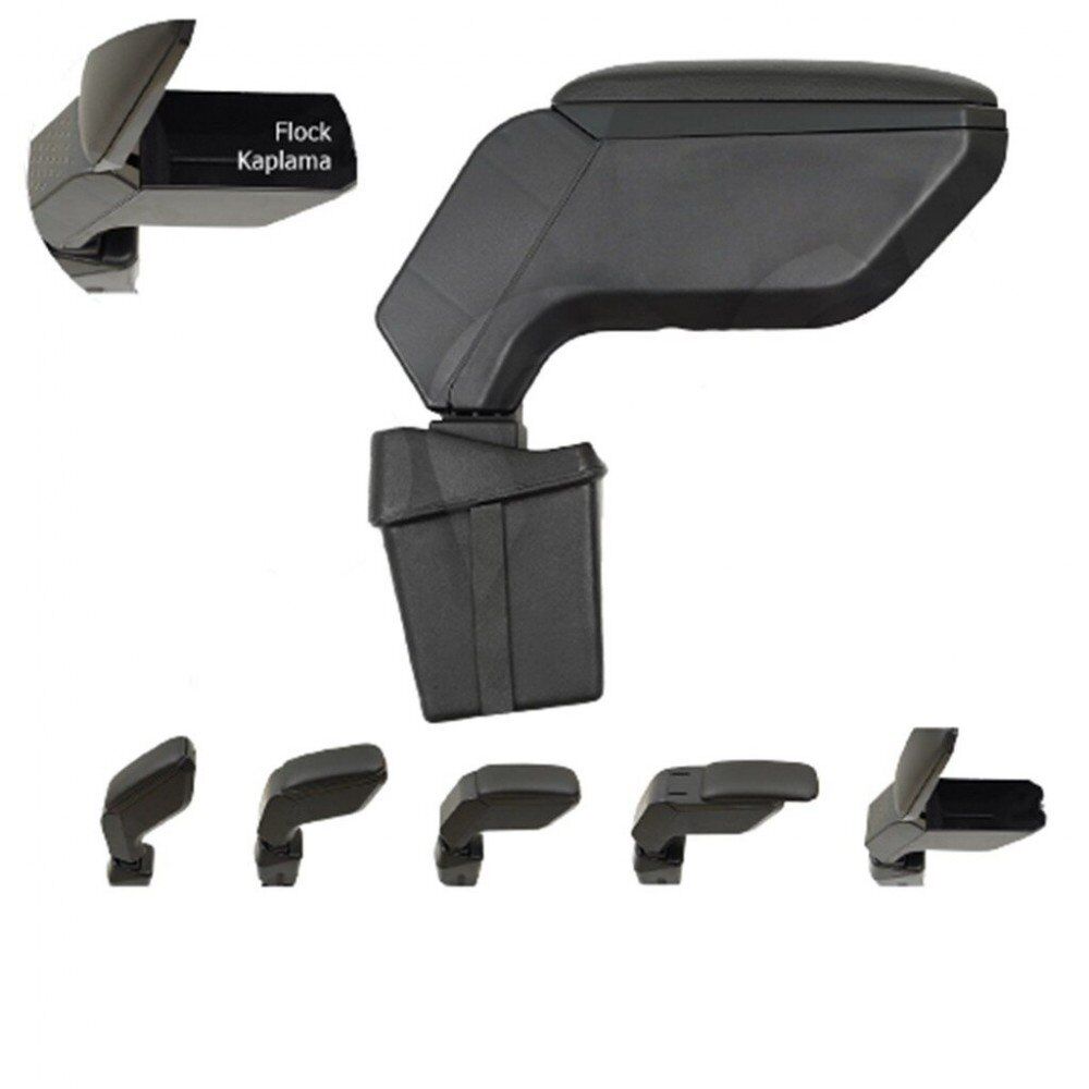 Seat Leon 1P Araca Özel Kol Dayama Kolçak Siyah 2005-2012 arası uyumlu Pnd