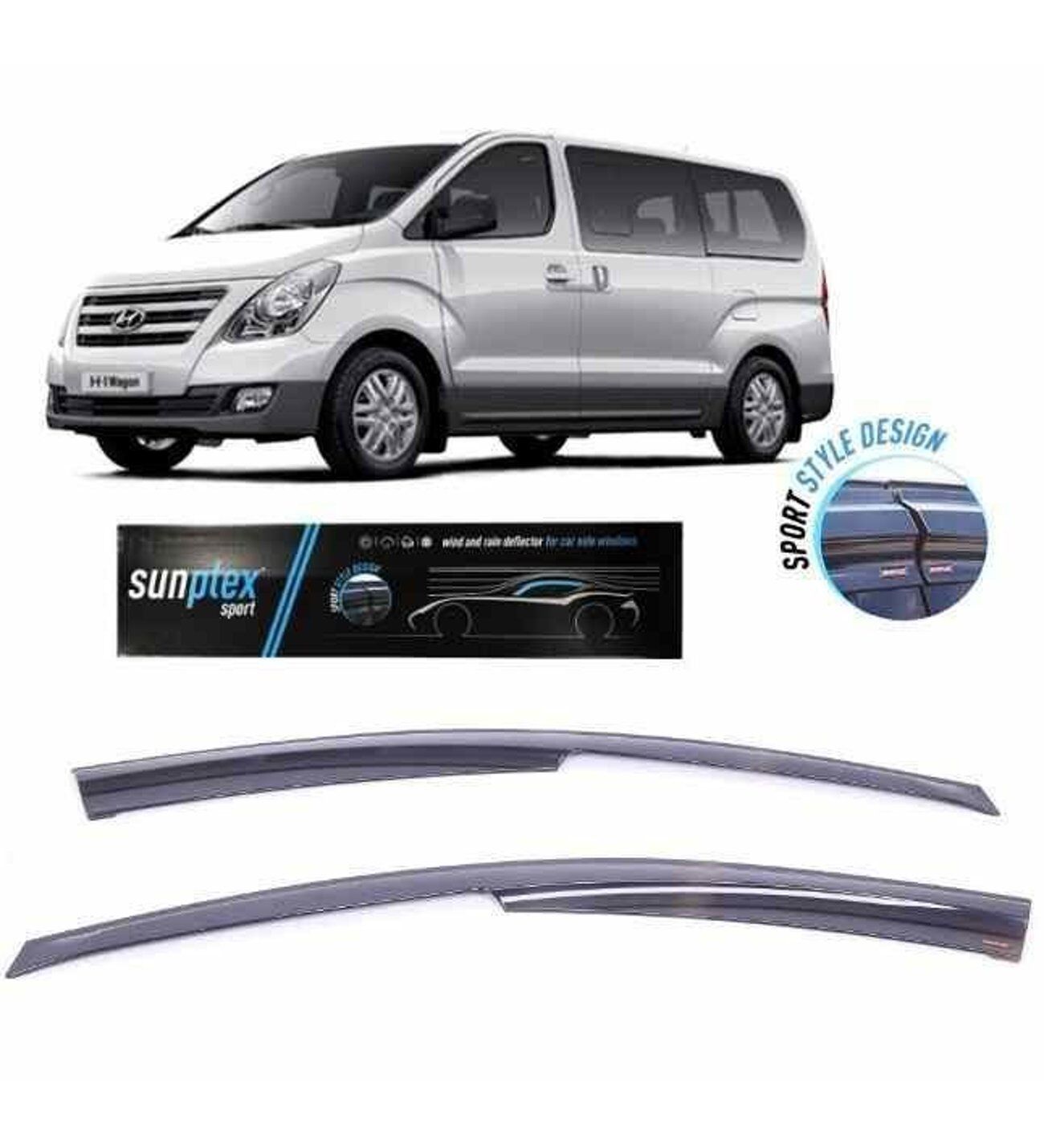 Hyundai H1 Mugen Cam Rüzgarlığı tüm modeller 2'li Sunplex