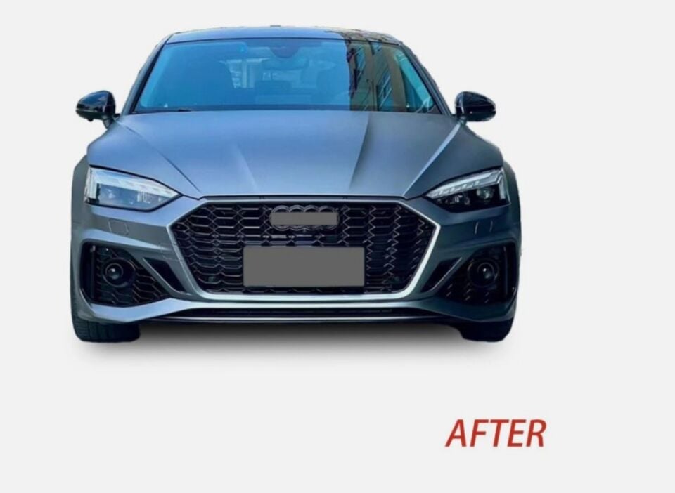 Audi A5 Rs5 Ön Tampon Komple Set 2021+ Sonrası uyumlu Panjurlu