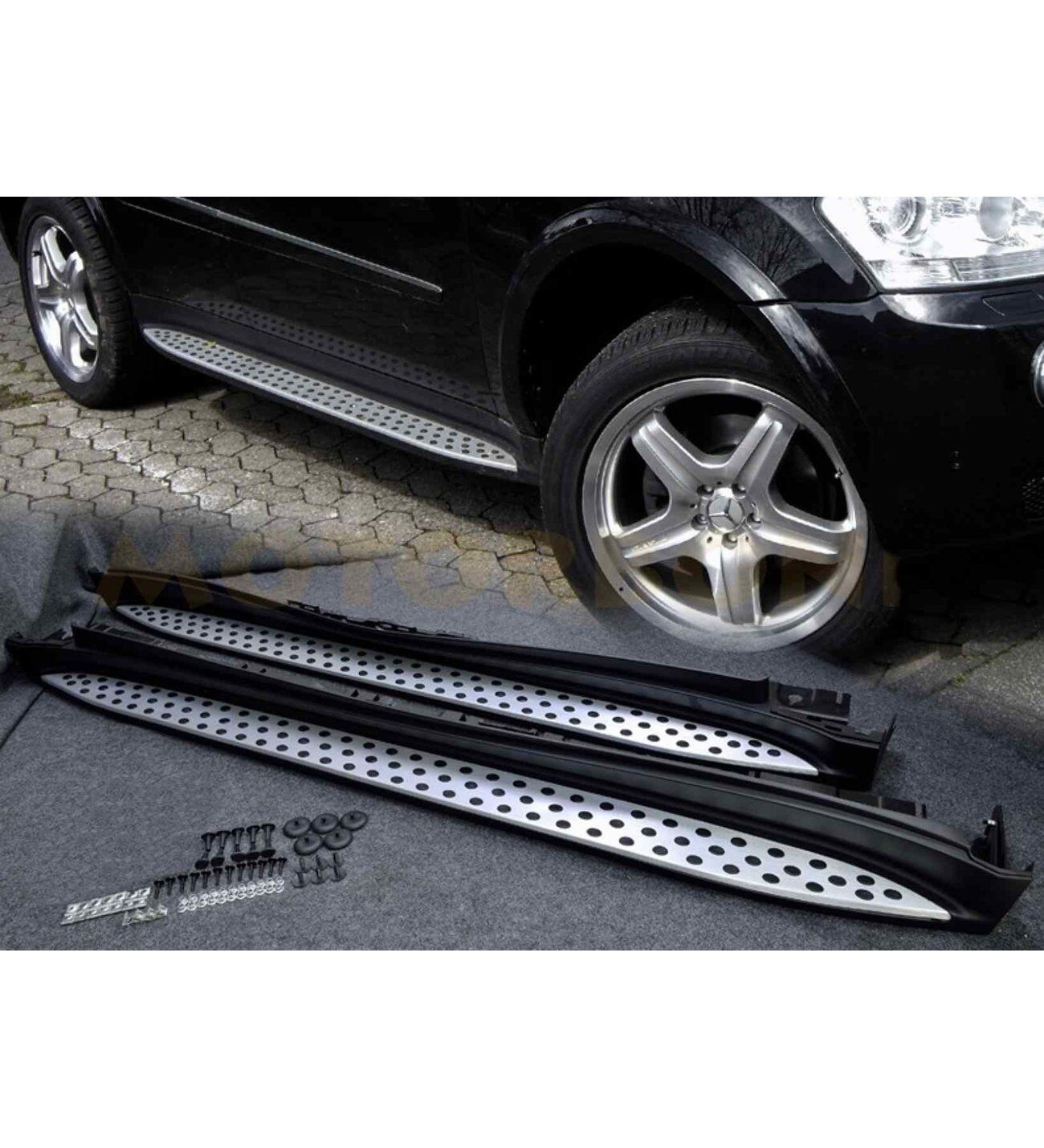 Mercedes ML350 (W164) yan basamak marşbiyel koruma 2006-2012 arası modeller