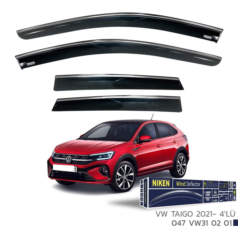 Vw Taigo Kromlu Cam Rüzgarlığı Niken 2021+ sonrası uyumlu