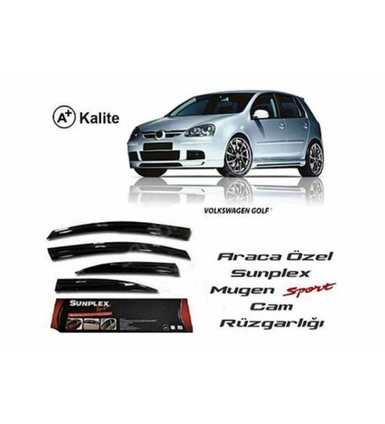 Vw Golf 3 Mugen Cam Rüzgarlığı 1992-1998 arası 4'lü Sunplex
