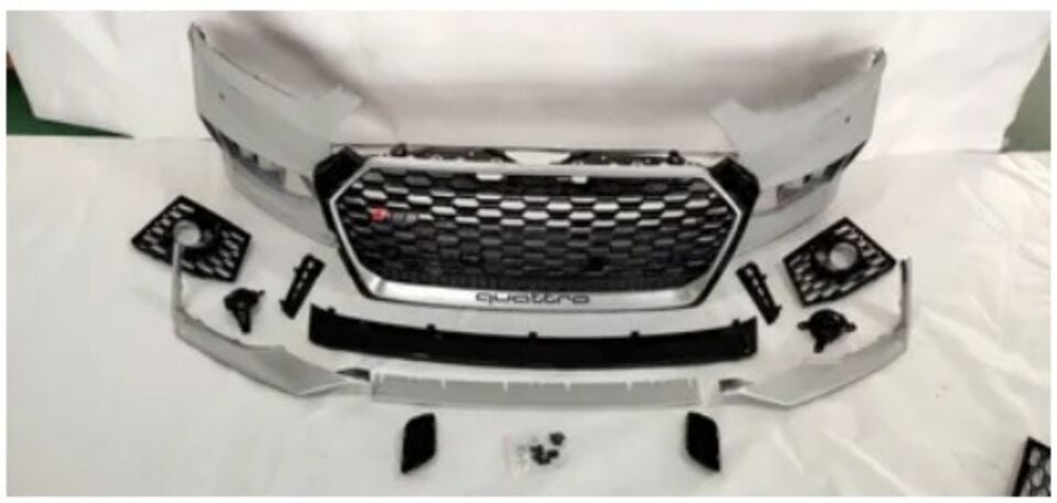 Audi A5 Rs5 Ön Tampon Komple Set 2017-2019 arası uyumlu Panjurlu