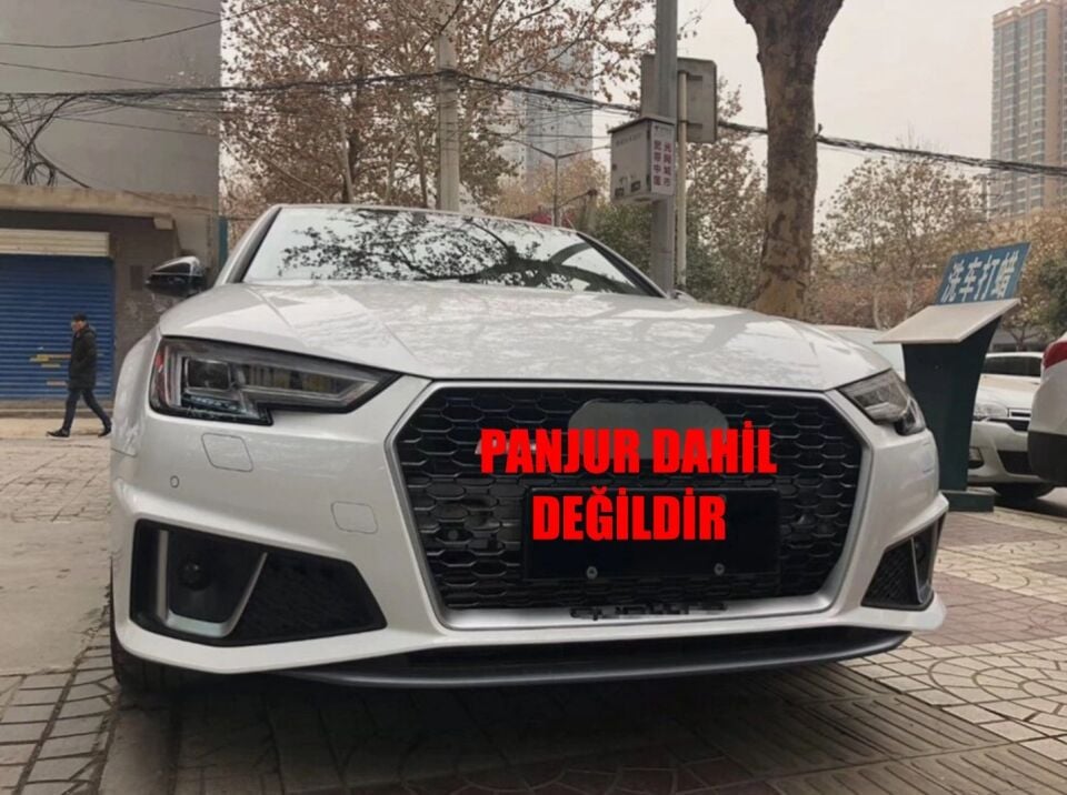 Audi A4 Rs4 Ön Tampon Komple Set 2017-2019 arası uyumlu Panjursuz