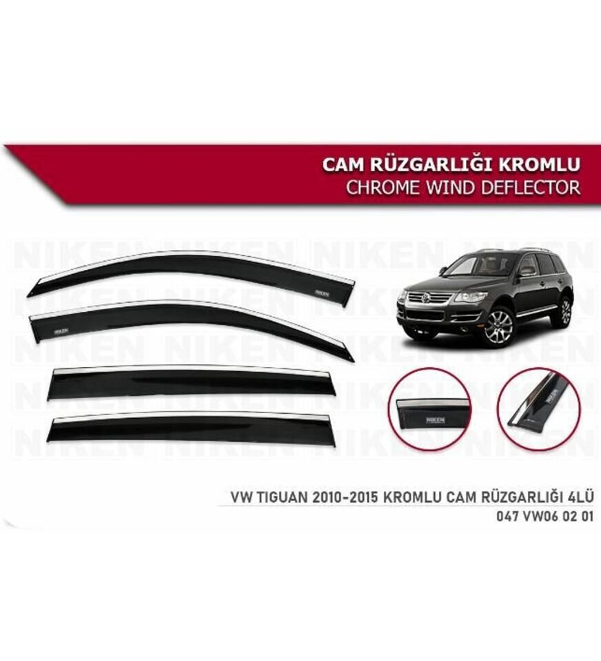 Vw Tiguan Kromlu Cam Rüzgarlığı Niken 2010-2015 arası modeller