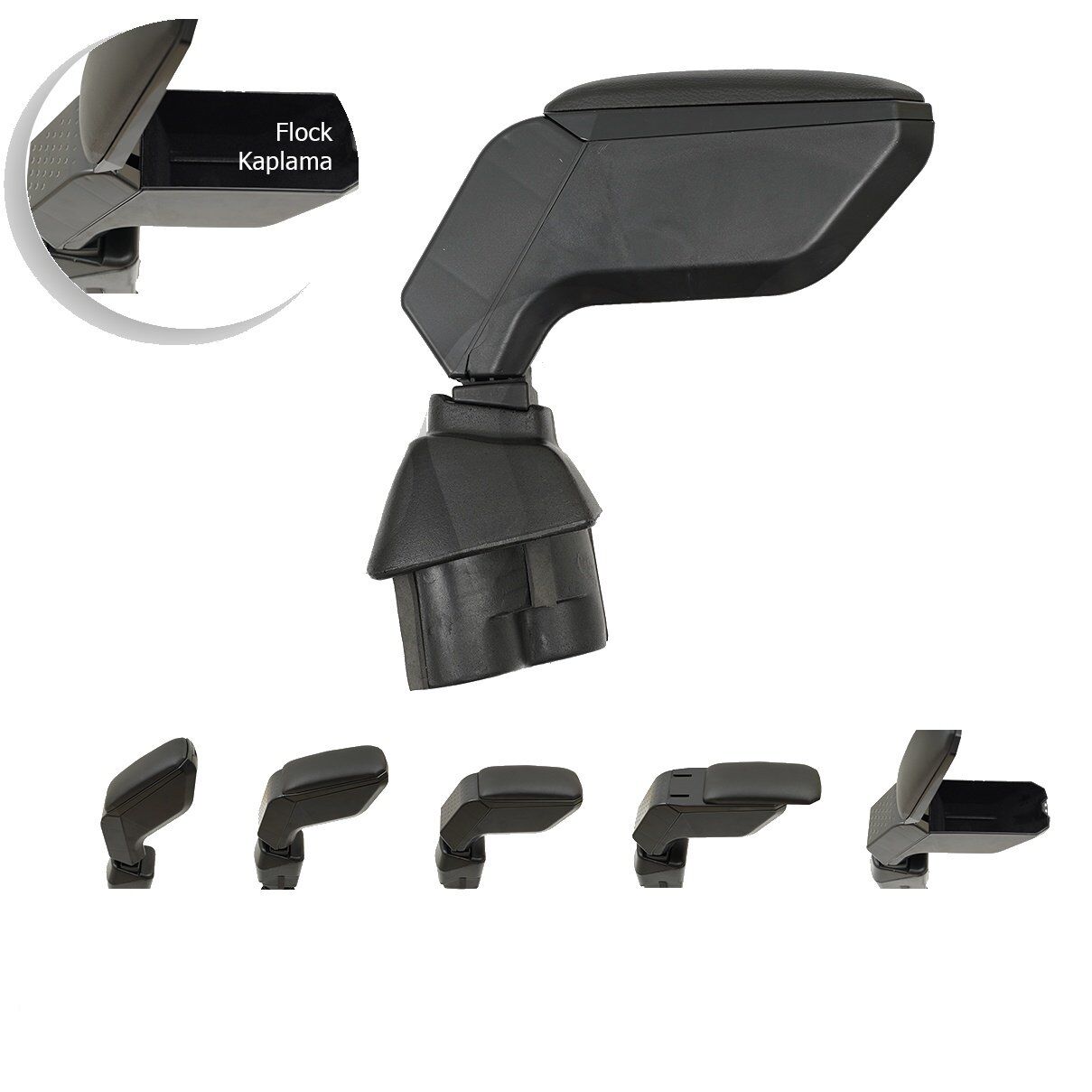 Ford Connect Araca Özel Kol Dayama Kolçak Siyah 2002-2009 arası uyumlu Pnd