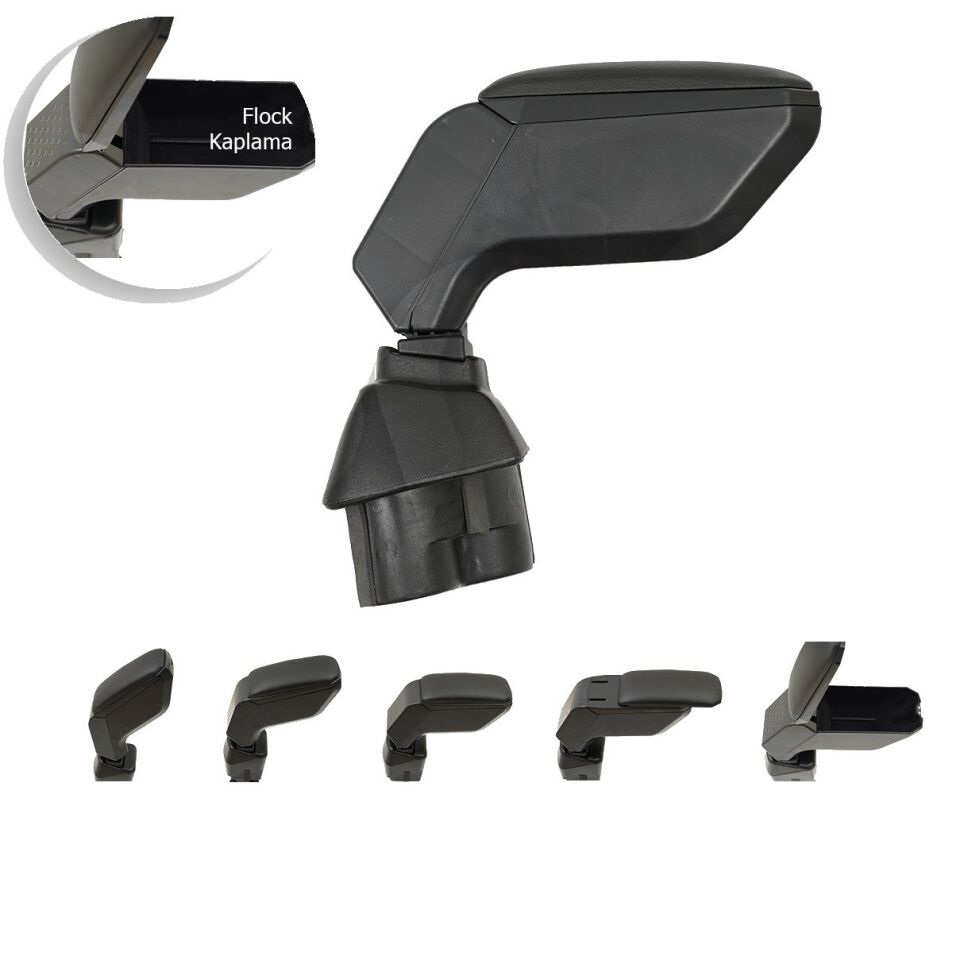 Ford Connect Araca Özel Kol Dayama Kolçak Siyah 2002-2009 arası uyumlu Pnd