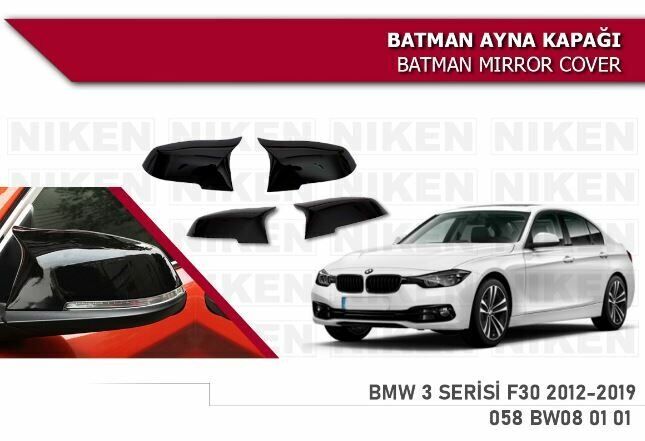 Bmw 3 serisi F30 Yarasa Ayna Kapağı (Tırnaklı) 2012-2019 arası modeller Niken