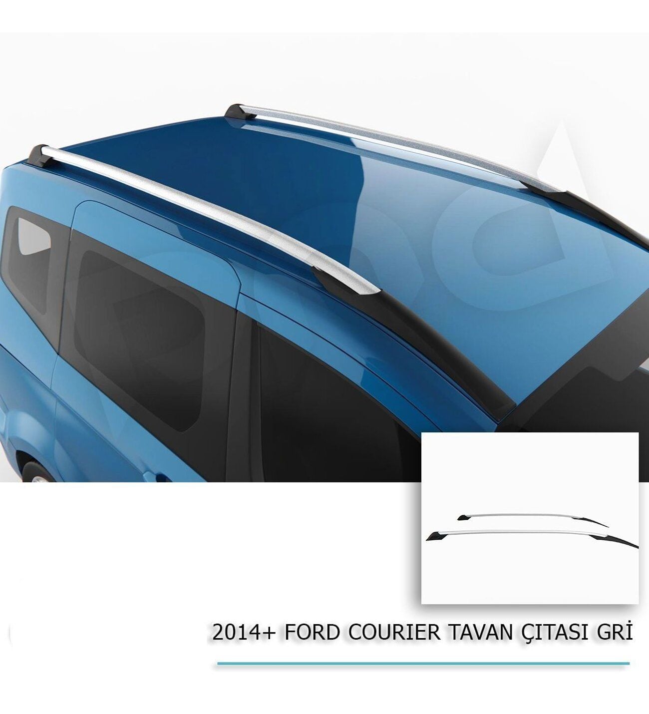 Ford courier tavan çıtası port bagaj alüminyum 2014+ uyumlu