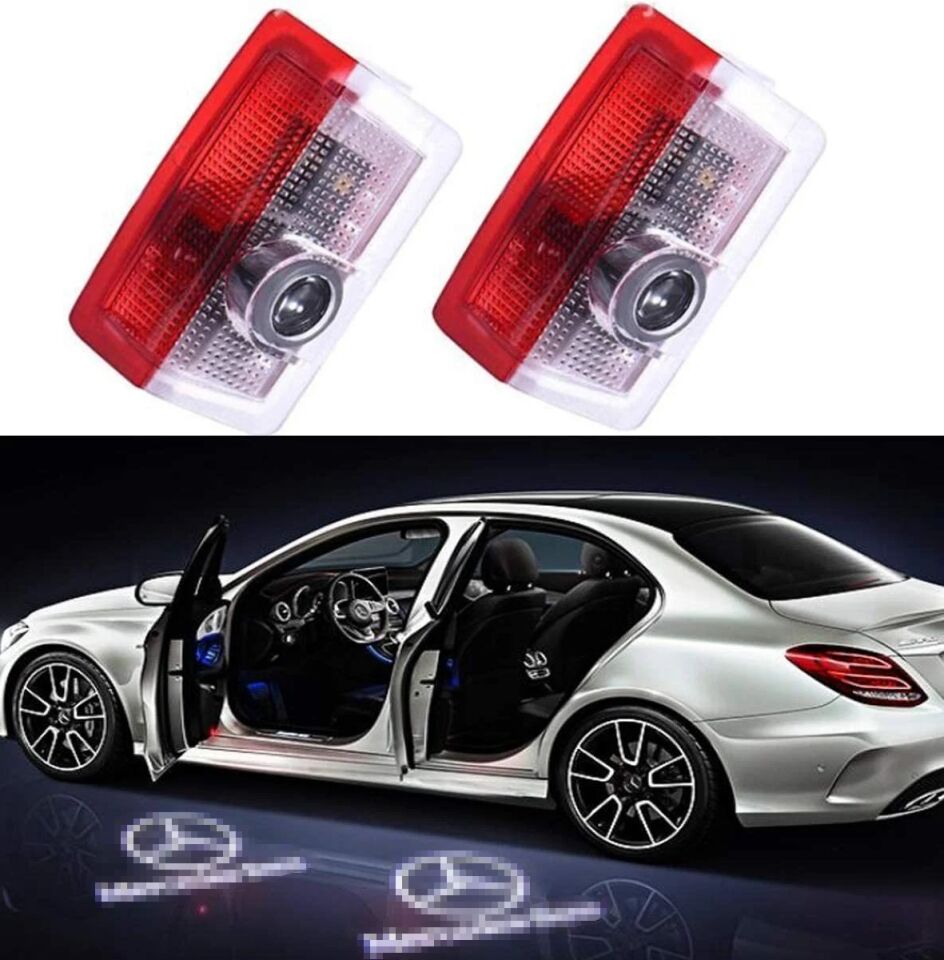 Mercedes W205 Kapı Altı Hayalet Logo 2014-2021 arası modellere uyumlu
