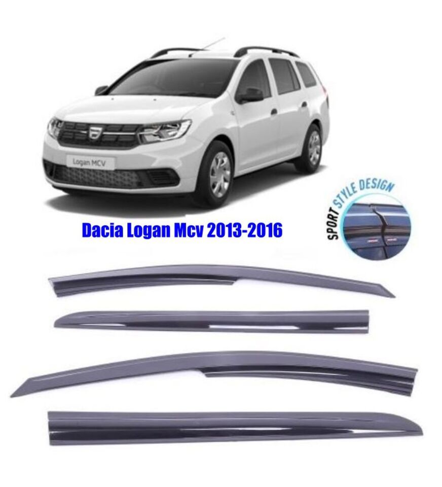 Dacia Logan Mcv Mugen Cam Rüzgarlığı 2013-2019 arası 4'lü Sunplex