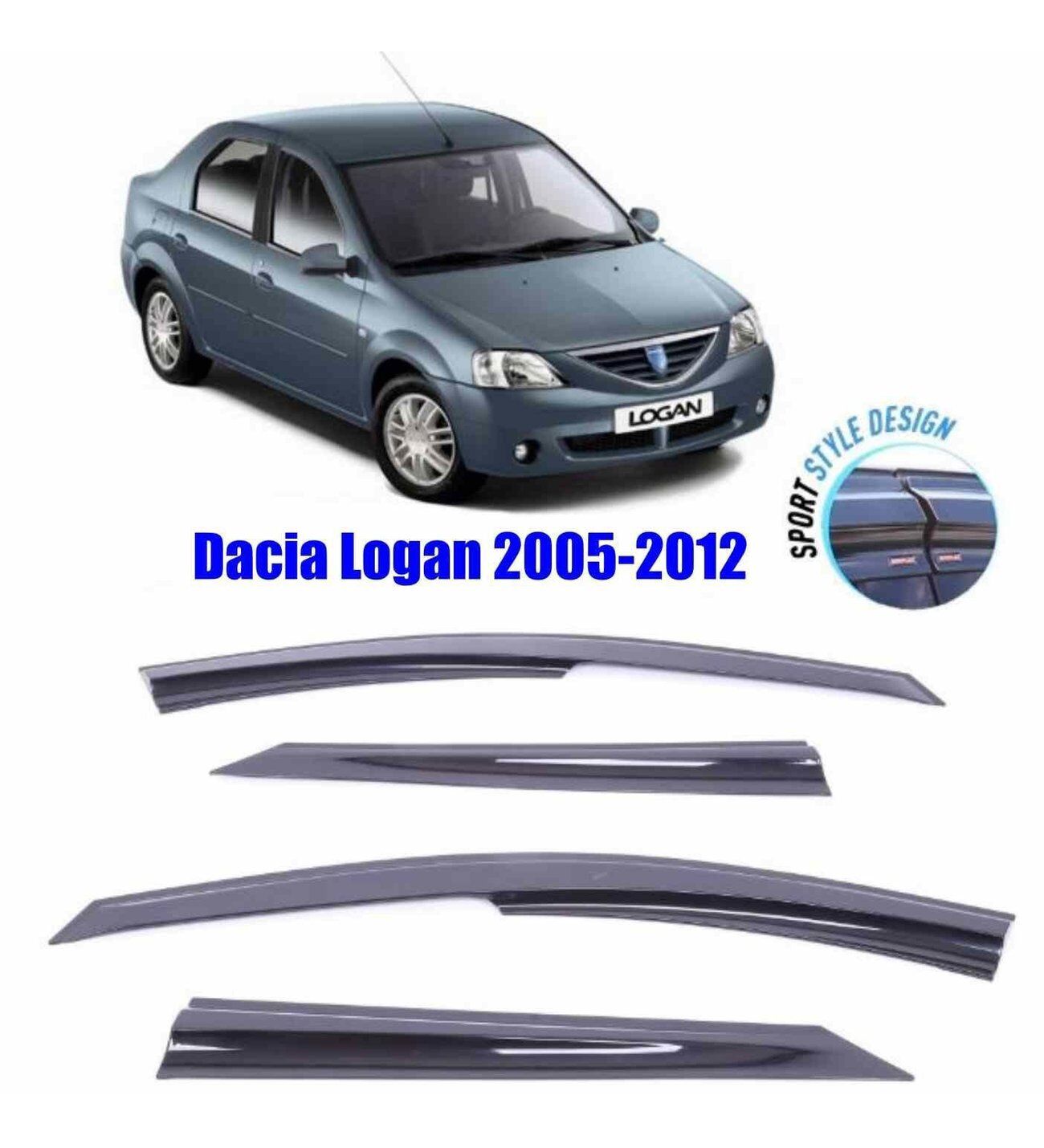 Dacia Logan Mugen Cam Rüzgarlığı 2005-2012 arası 4'lü Sunplex