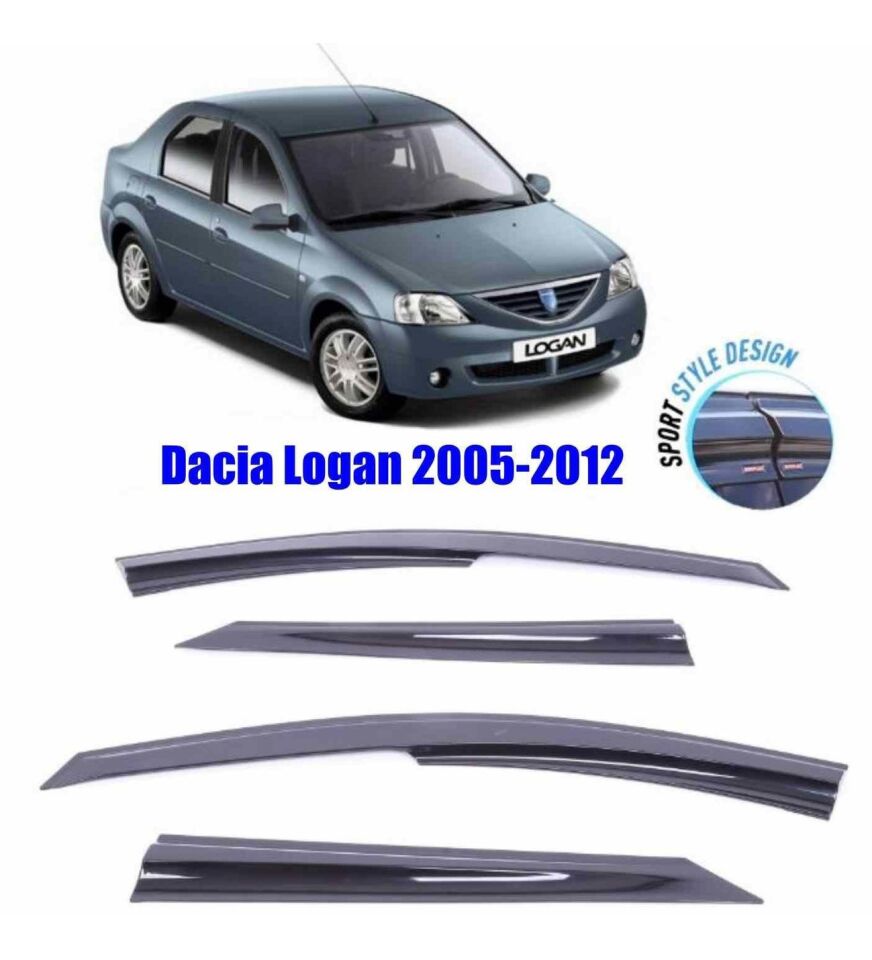 Dacia Logan Mugen Cam Rüzgarlığı 2005-2012 arası 4'lü Sunplex