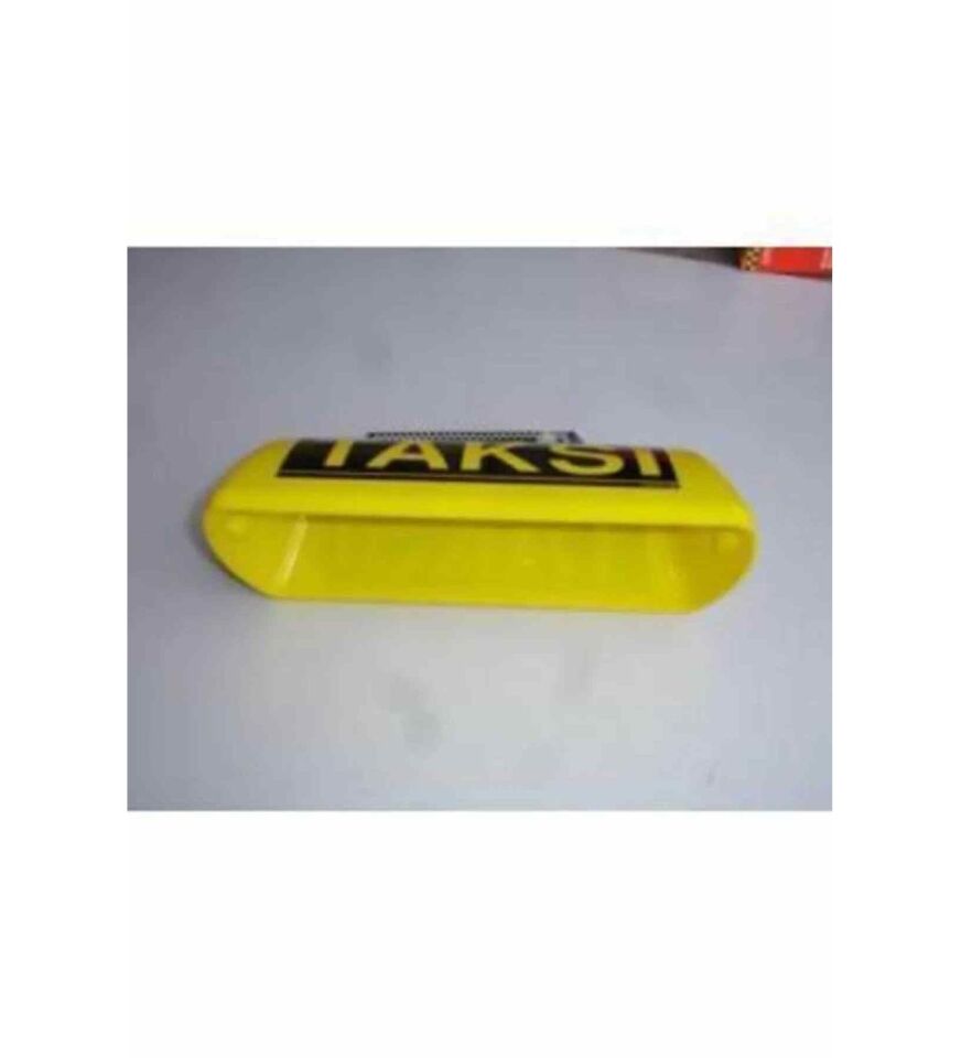 Taksi Levhası Camı Sarı (Yazısız Model)