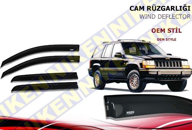Jeep Grand Cherokee zj Cam Rüzgarlığı 1993-98 Taiwan (Kromsuz Model)