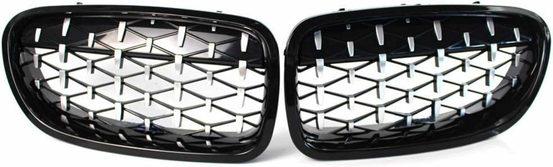 Bmw f10 diamond ön panjur ızgara 2009-2016 arası krom siyah  krom-siyah