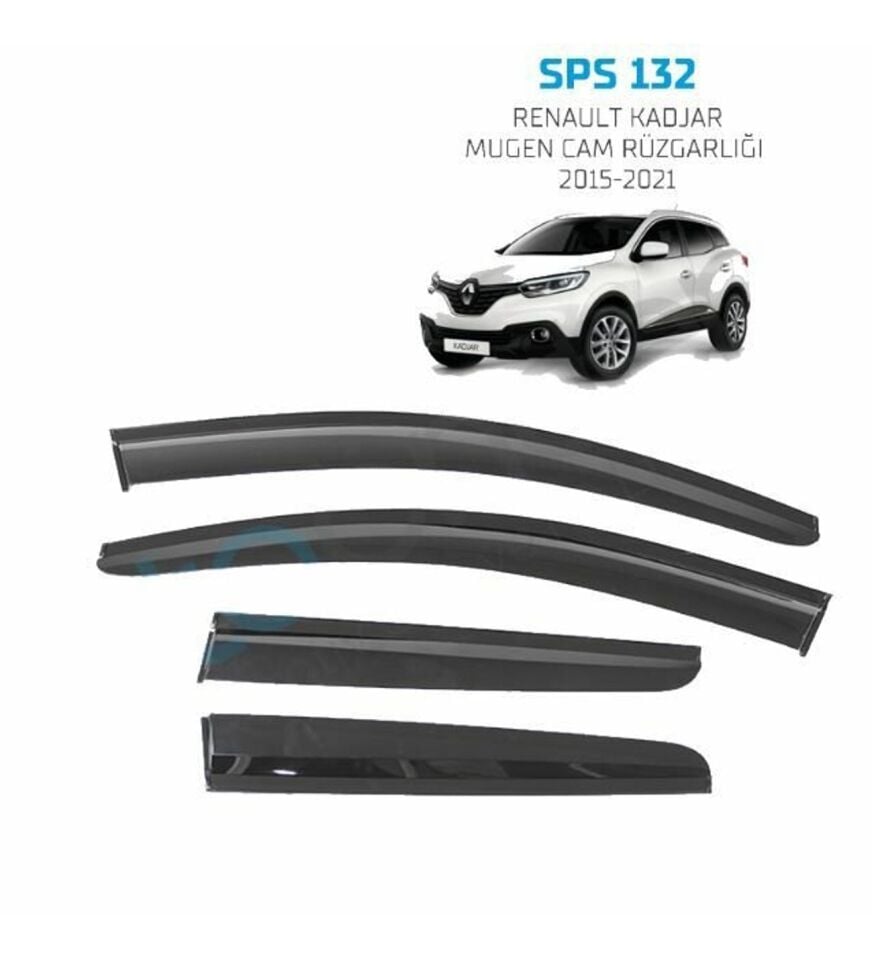 Renault Kadjar Mugen Cam Rüzgarlığı 2015-2021 arası 4'lü Sunplex