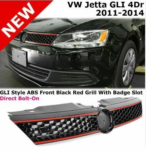 Volkswagen Jetta gli ön panjur ızgara kırmızı şeritli 2011-2015 arası