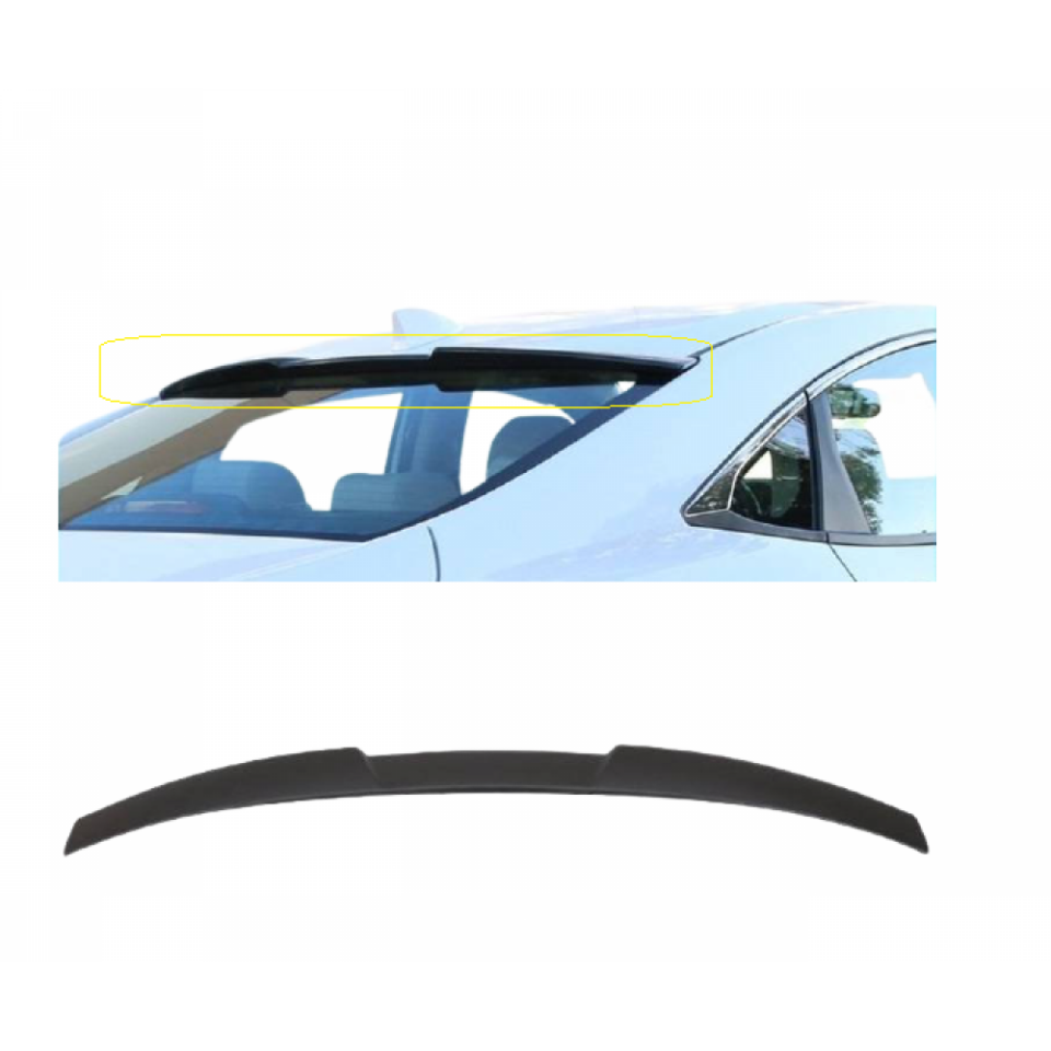 Honda Civic fd6 rs cam üstü spoiler 2006-2012 arası pianoblack boyalı