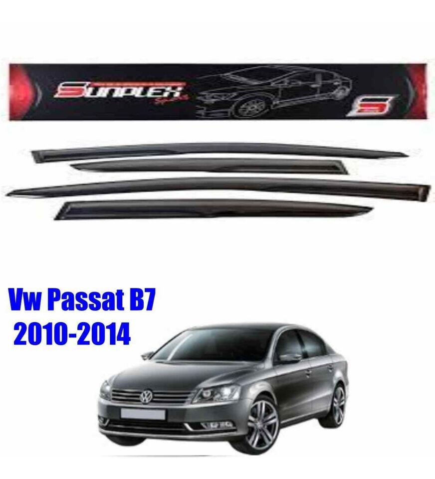 Vw Passat B7 Mugen Cam Rüzgarlığı 2010-2014 arası 4'lü Sunplex