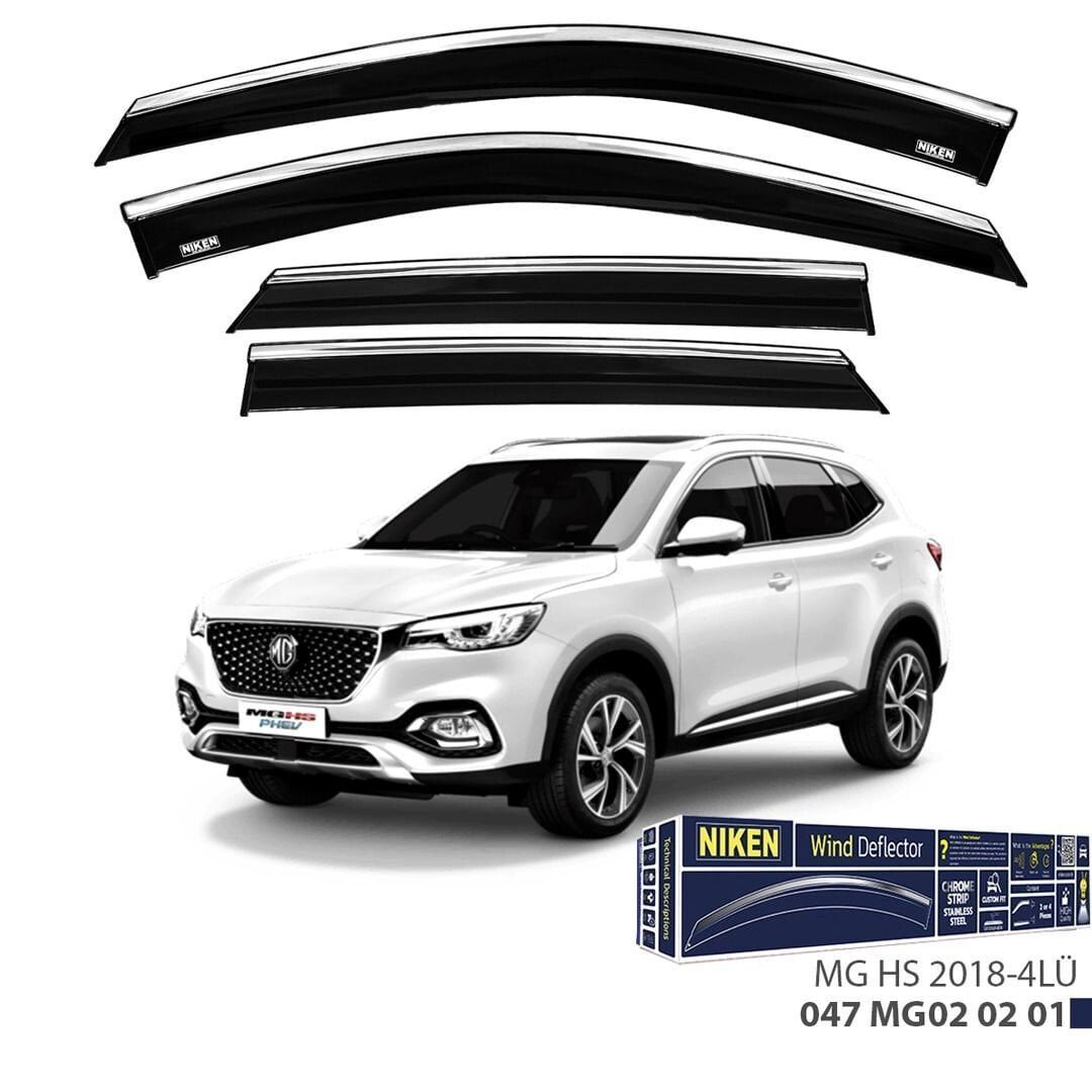 Mg Hs Kromlu Cam Rüzgarlığı Niken 2018+ sonrası uyumlu Niken Mg HS Cam Rüzgarlığı Kromlu 4'Lü 2018+ Sonrası